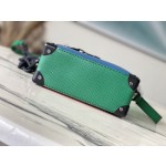 𝐋𝐎𝐔𝐈𝐒𝐕𝐔𝐈𝐓𝐓𝐎𝐍 M44840 Green Pink Mini Soft Trunk Handbag